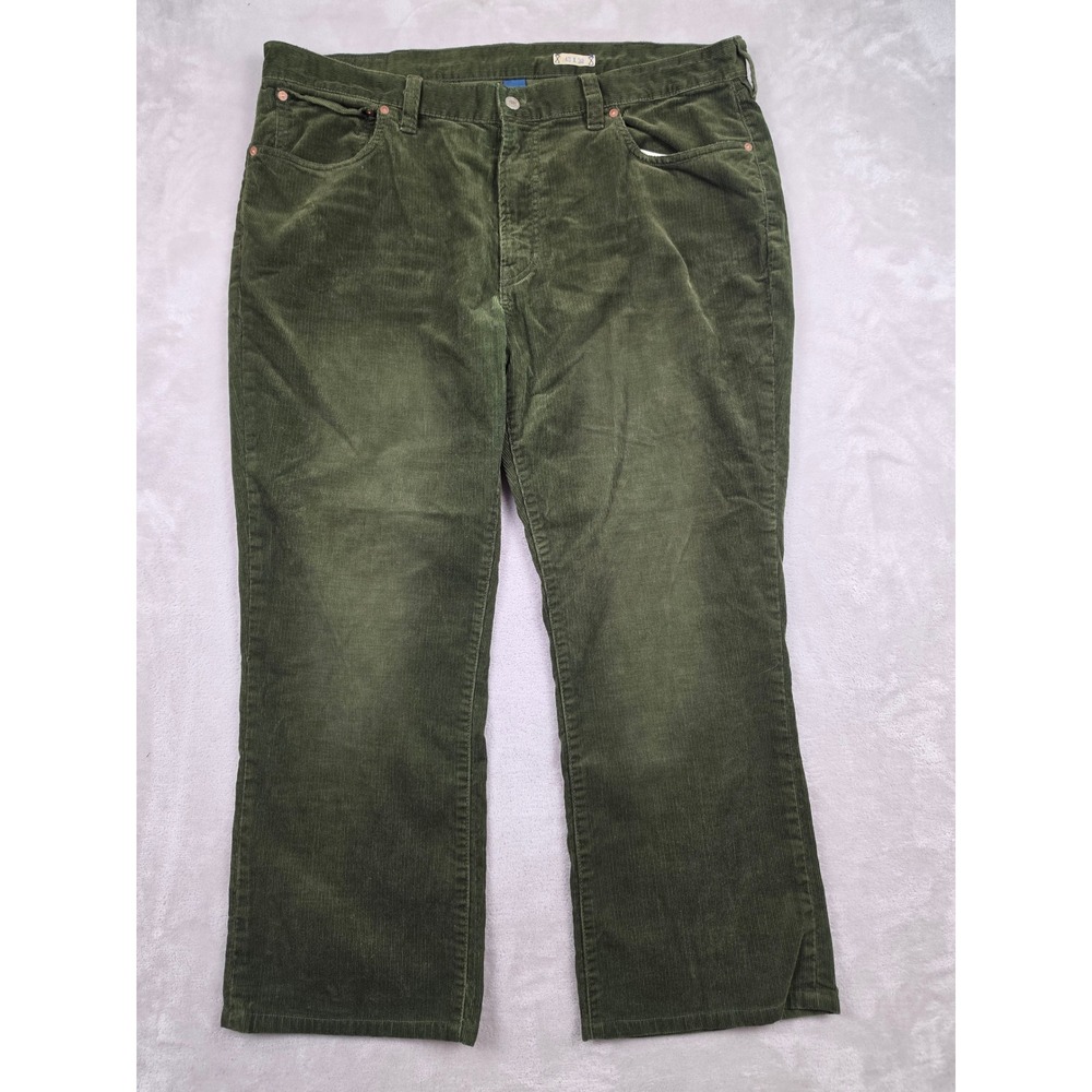 Polo Ralph Lauren Corduroy Pants Mens 40x32 Fit 40x28 Green Straight *Read
